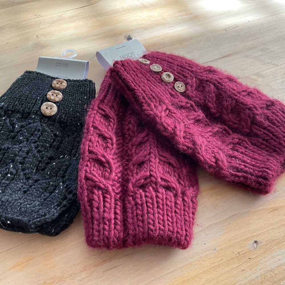 BOOT TOPPERS ONE SIZE./FINAL/BRAND NEW